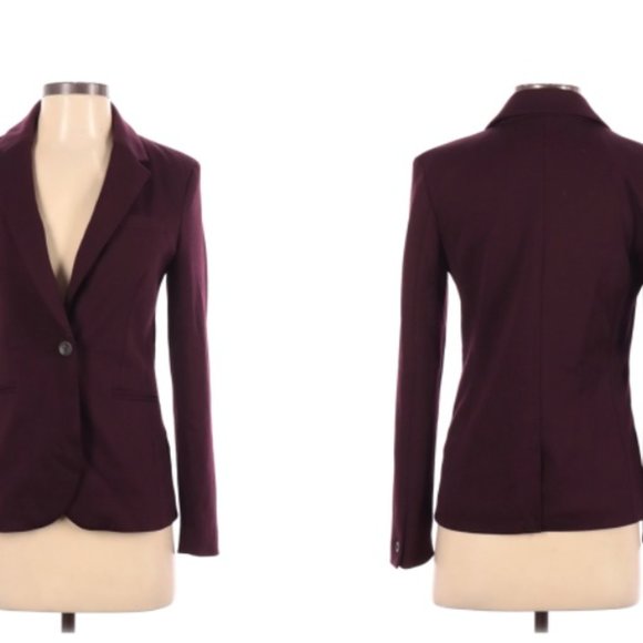 NWOT Gap Plum / Purple Blazer Size 4 - Picture 2 of 3